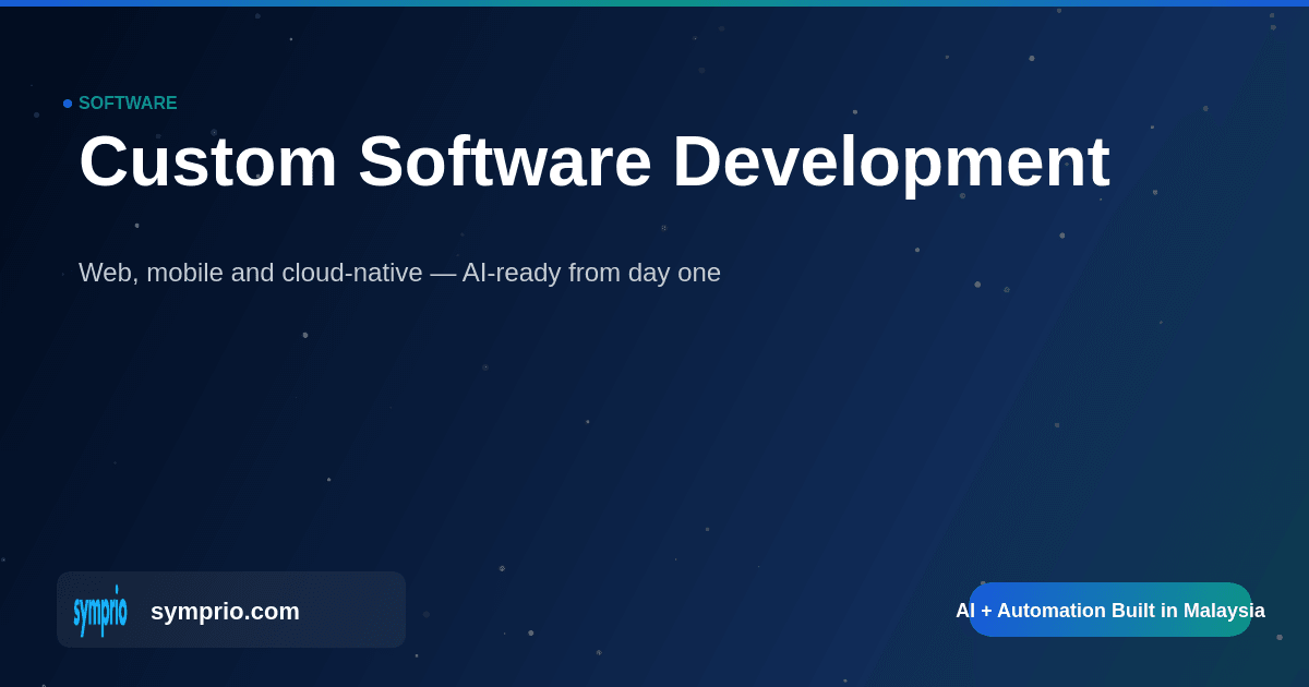 Custom Software Development — Web, Mobile & Cloud | Symprio